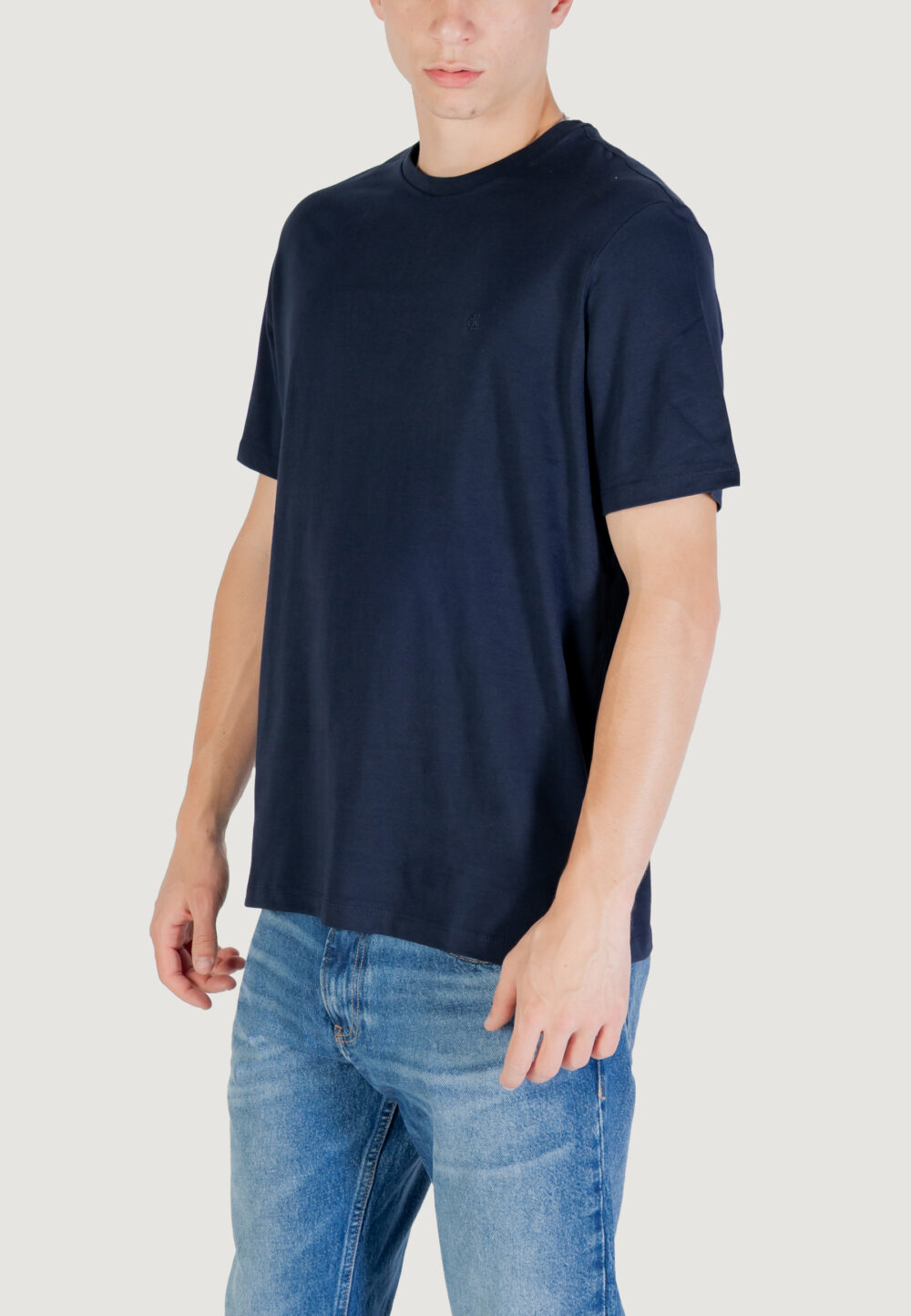 T-shirt Calvin Klein Jeans SS SMOOTH CTTN SOLID Blue scuro - Foto 2