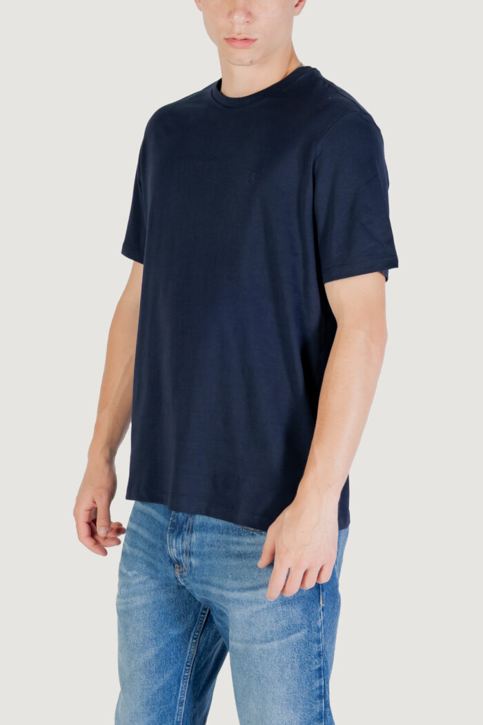 T-shirt Calvin Klein SS SMOOTH CTTN SOLID Blue scuro – LV040HM265