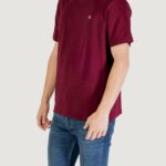 T-shirt Calvin Klein Jeans SS SMOOTH CTTN SOLID Bordeaux - Foto 2