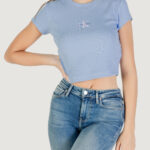 T-shirt Calvin Klein Jeans MONOGRAM BABY TEE Indigo - Foto 1