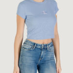 T-shirt Calvin Klein Jeans MONOGRAM BABY TEE Indigo - Foto 3