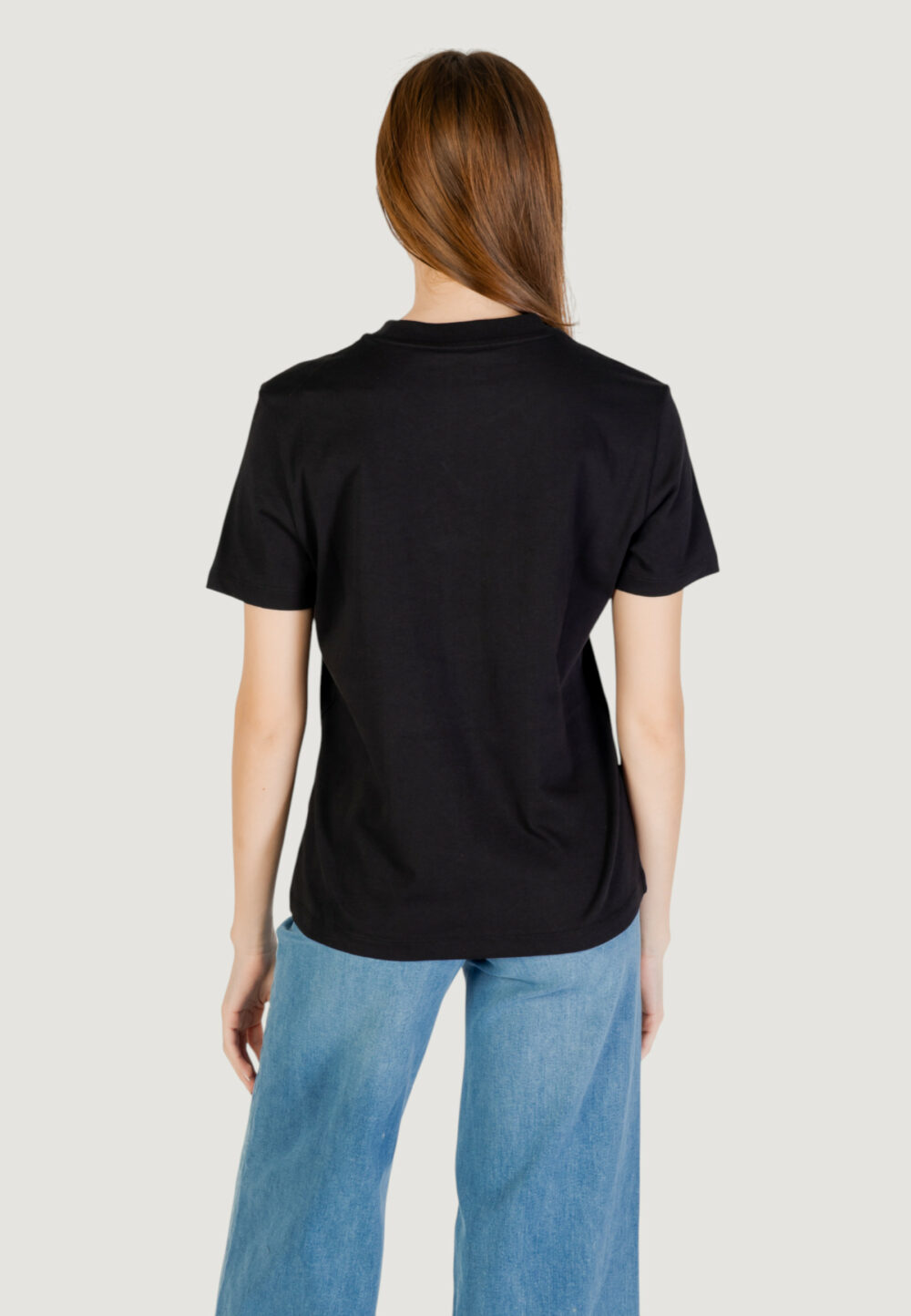 T-shirt Calvin Klein Jeans A- INST. LOGO CLASSI Nero - Foto 4