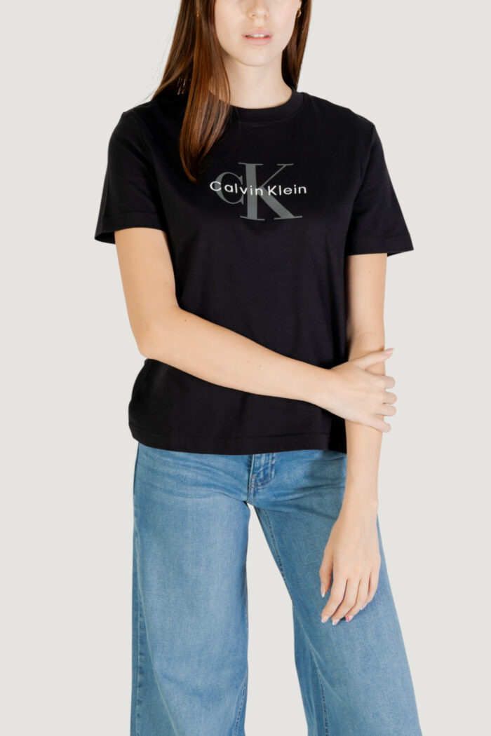 T-shirt Calvin Klein HERO SS CLASSIC MONO Nero – LV047B865G
