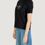 T-shirt Calvin Klein Jeans HERO SS CLASSIC MONO Nero - Foto 2