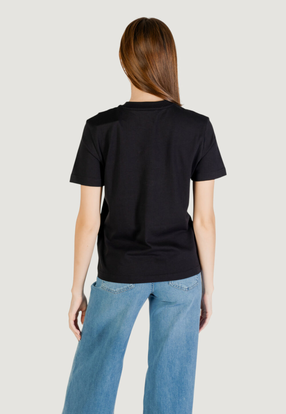T-shirt Calvin Klein Jeans HERO SS CLASSIC MONO Nero - Foto 4