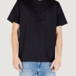 T-shirt Calvin Klein Jeans SS 20s CK DEBOSS MON Nero - Foto 5