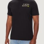 T-shirt Calvin Klein Jeans SS 30S EU CK NY WORD Nero - Foto 1