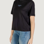 T-shirt Calvin Klein Jeans SS BOXY FIT TEE Nero - Foto 2