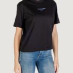 T-shirt Calvin Klein Jeans SS BOXY FIT TEE Nero - Foto 3