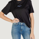 T-shirt Calvin Klein Jeans SS BOXY FIT TEE Nero - Foto 5