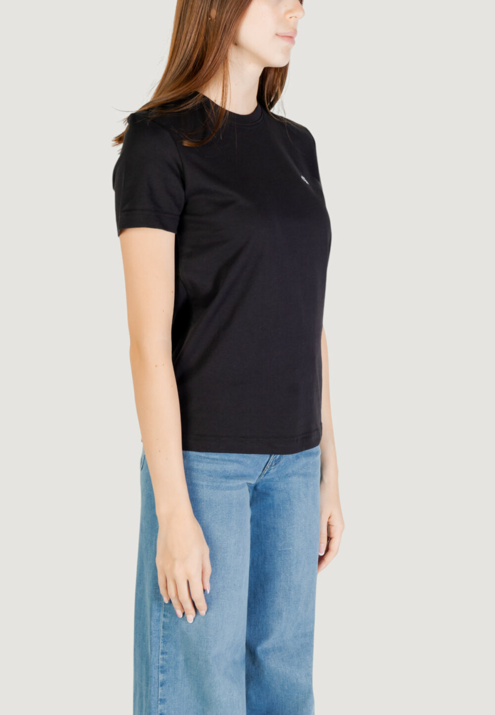 T-shirt Calvin Klein Jeans SS MONOGRAM CREW TEE Nero - Foto 3