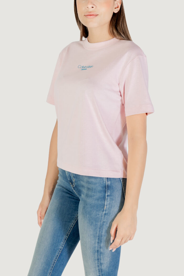 T-shirt Calvin Klein SS BOXY FIT TEE Rosa – LV047C858G