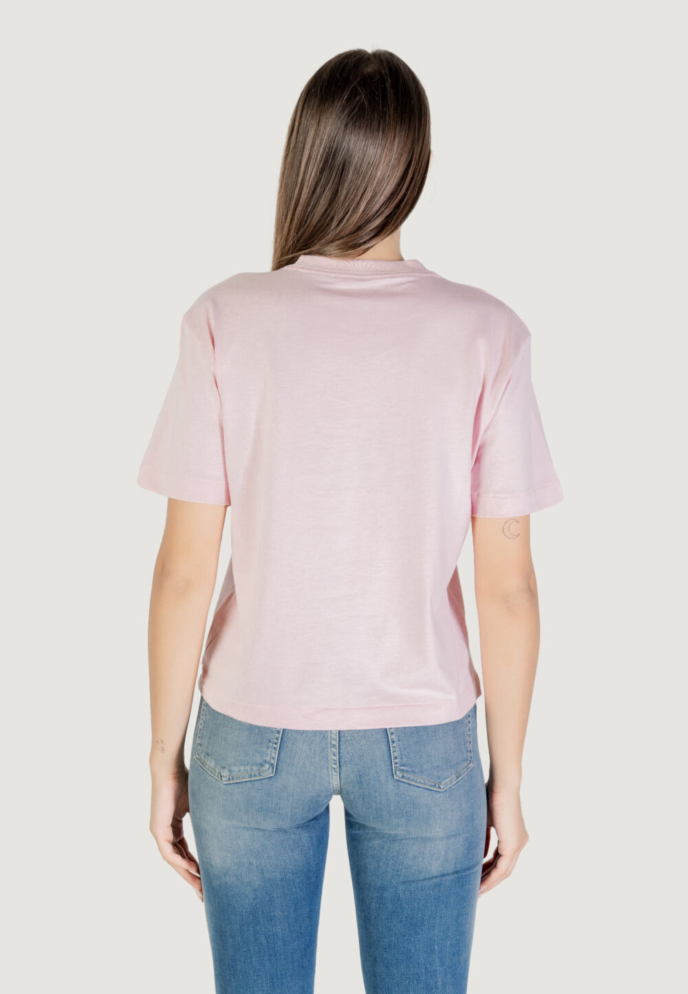 T-shirt Calvin Klein Jeans SS BOXY FIT TEE Rosa - Foto 4