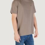 T-shirt Calvin Klein Jeans SS SMOOTH CTTN SOLID Terra - Fango - Foto 3