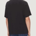 T-shirt Calvin Klein A - Rel Fashion Logo Nero - Foto 4