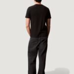 T-shirt Calvin Klein SS 30s EU SP CK BOX Nero - Foto 2