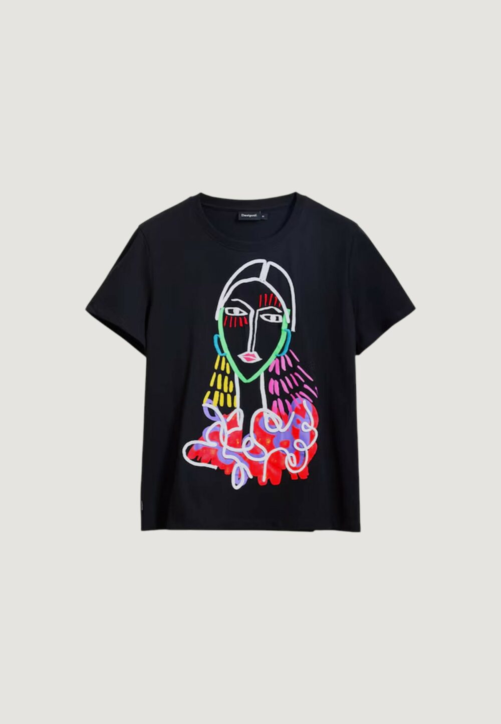 T-shirt Desigual TS_MISURI Nero - Foto 4