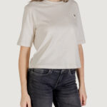 T-shirt Guess Active COLETTE BOXY TSHIRT Beige chiaro - Foto 2