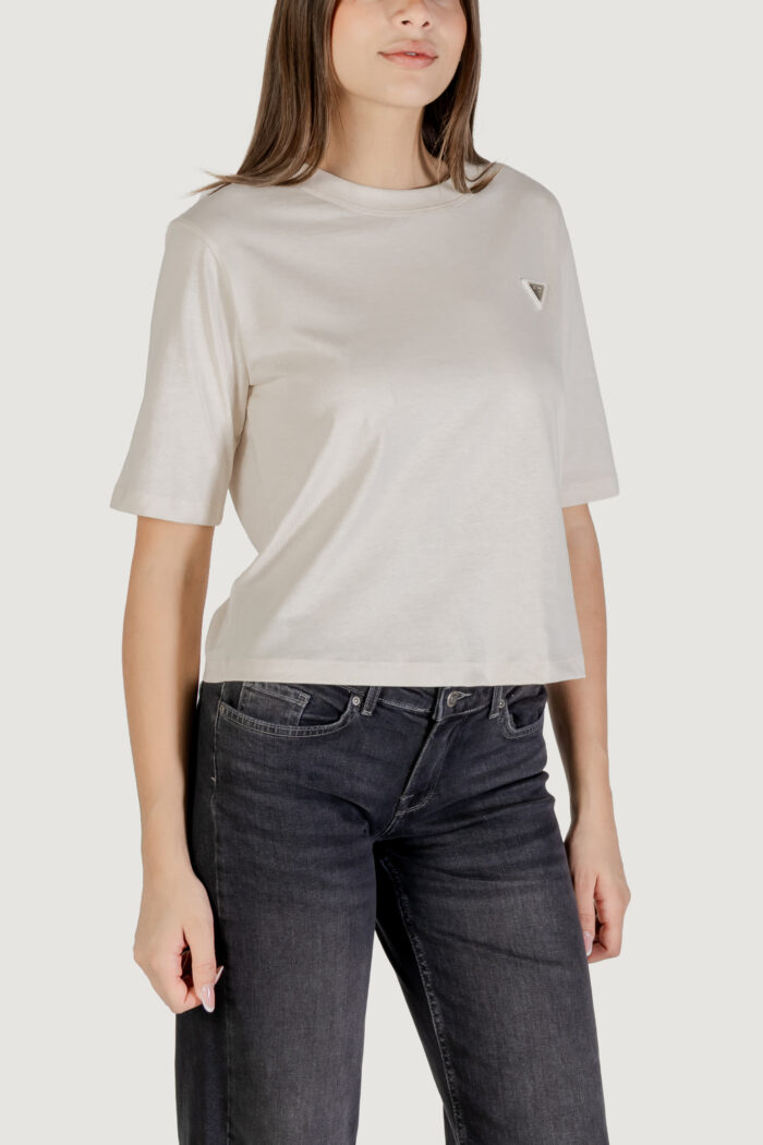 T-shirt Guess Active COLETTE BOXY TSHIRT Beige chiaro – V4BI21 I3Z14