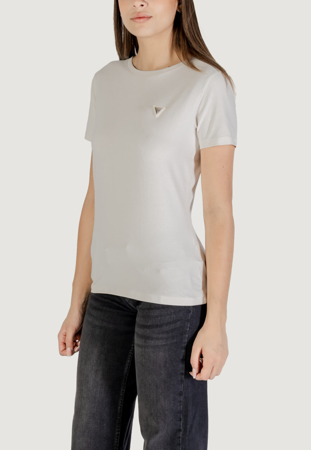 T-shirt Guess Active COLETTE T-SHIRT Panna - Foto 2