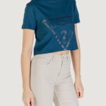 T-shirt Guess Active ADELE CROP TSHIRT Petrolio - Foto 1