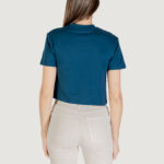 T-shirt Guess Active ADELE CROP TSHIRT Petrolio - Foto 3