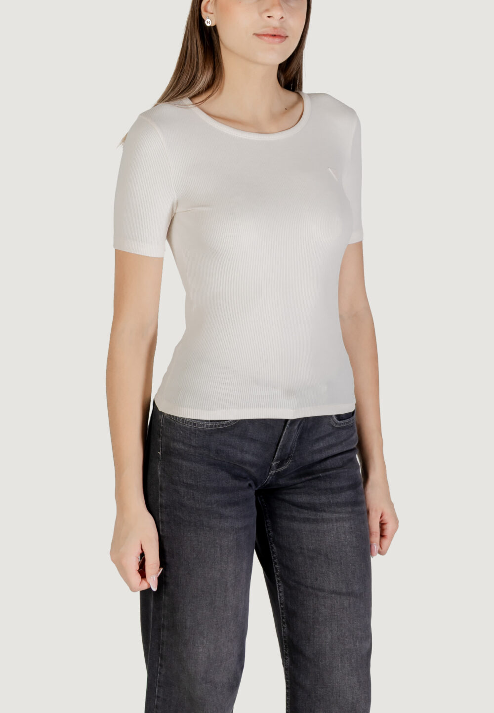 T-shirt Guess Active STEFFI SS T-SHIRT Rosa Cipria - Foto 3