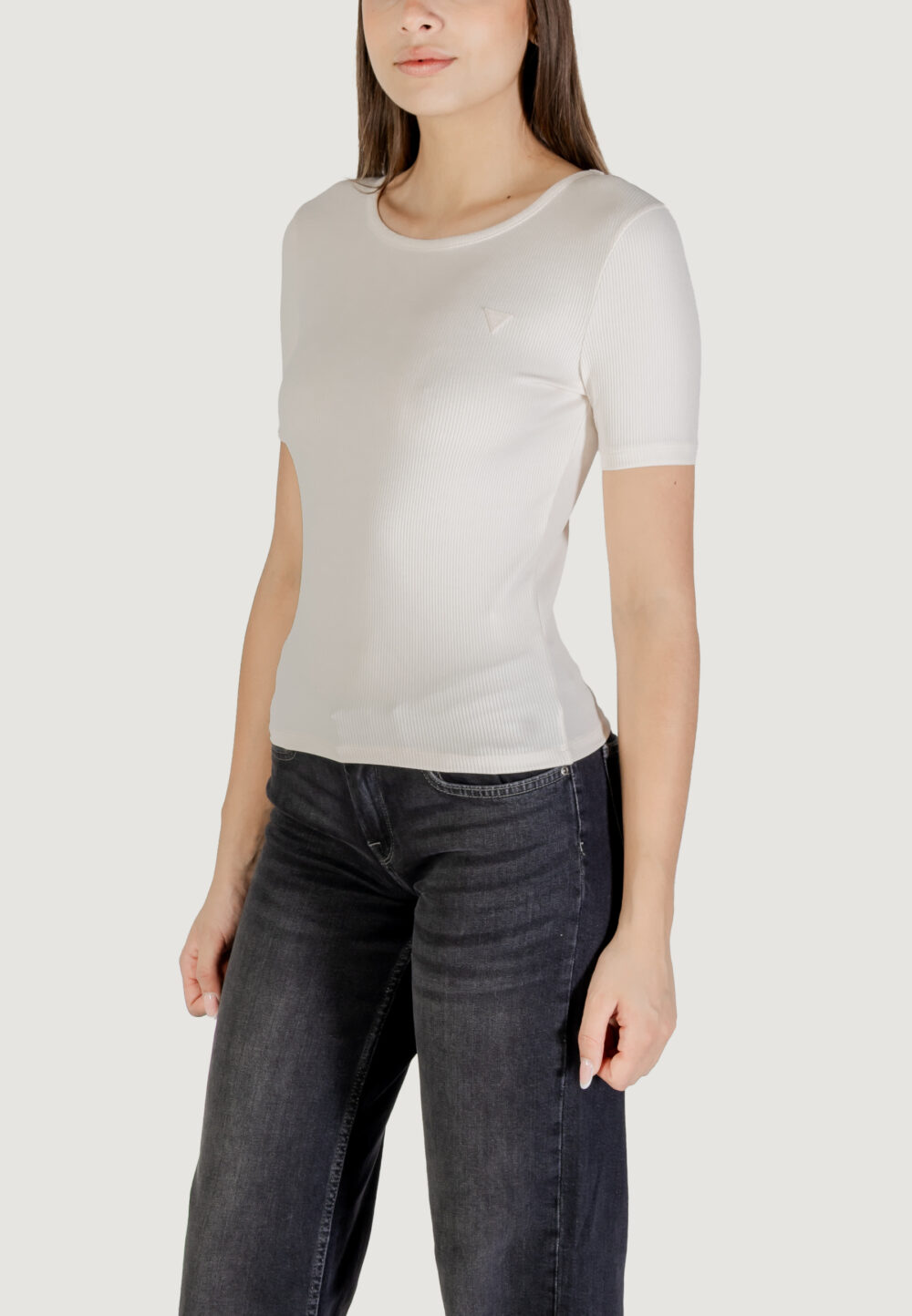 T-shirt Guess Active STEFFI SS T-SHIRT Rosa Cipria - Foto 4