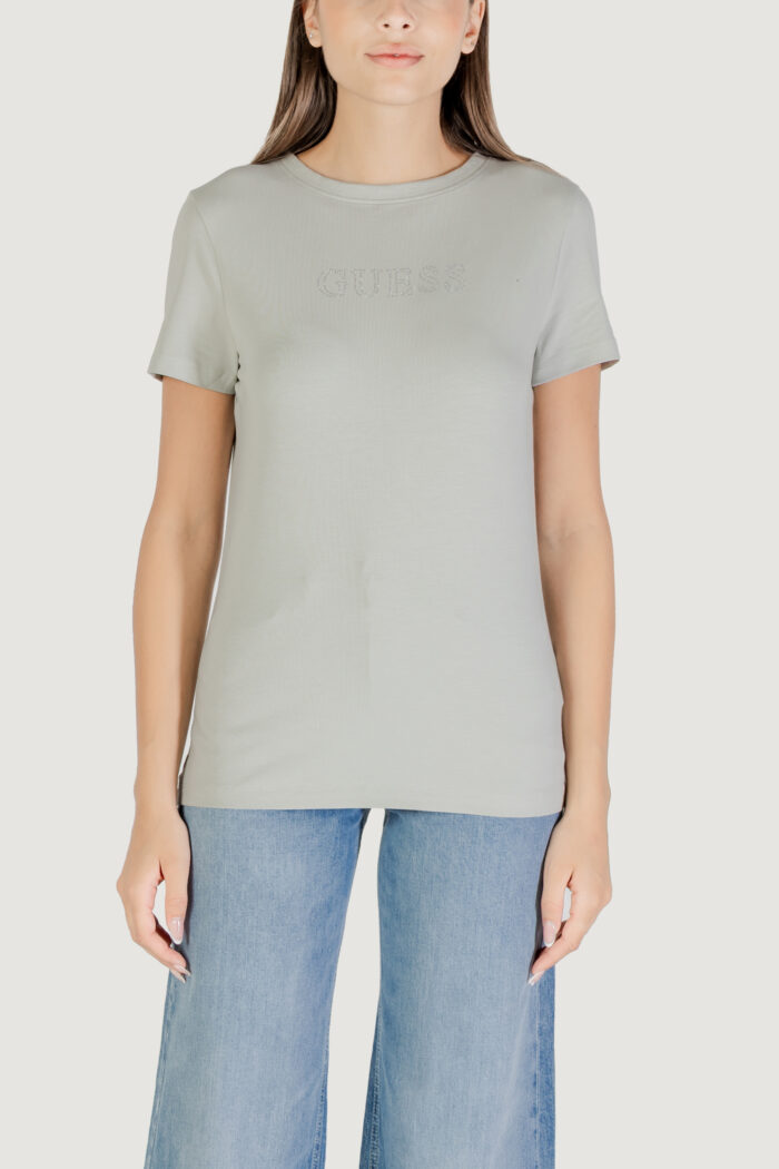 T-shirt Guess Active BRIANA SS T-SHIRT VERDE SALVIA – V3BI11 J1314