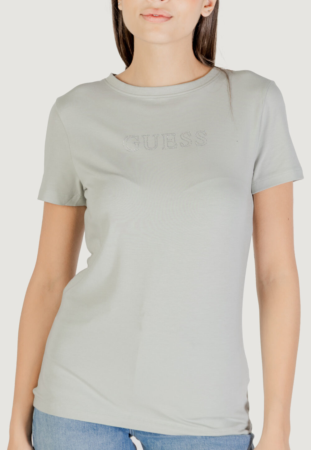 T-shirt Guess Active BRIANA SS T-SHIRT VERDE SALVIA - Foto 2