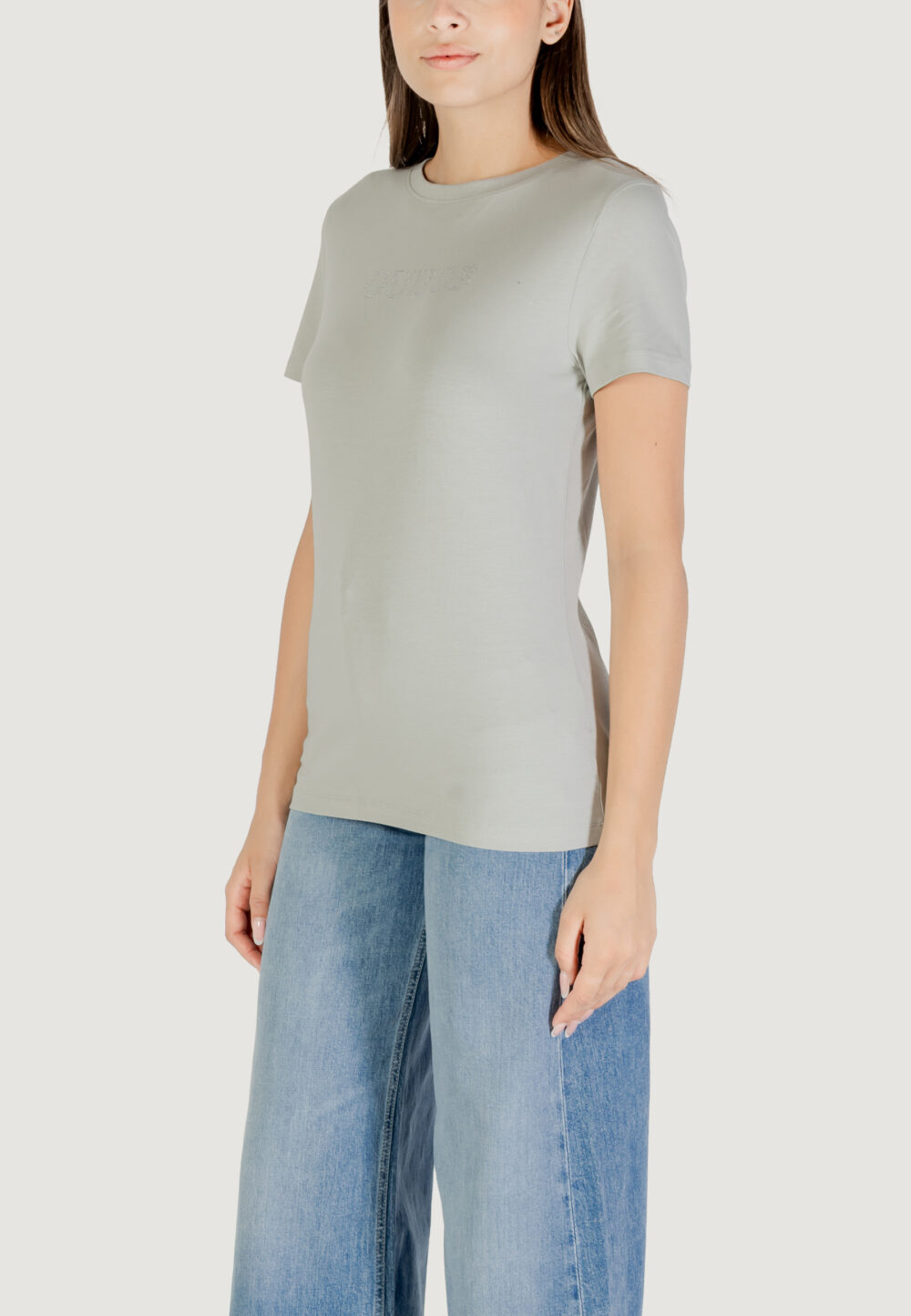 T-shirt Guess Active BRIANA SS T-SHIRT VERDE SALVIA - Foto 4