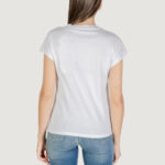 T-shirt Guess CN SS 4G SHADED HOTFIX Bianco - Foto 5