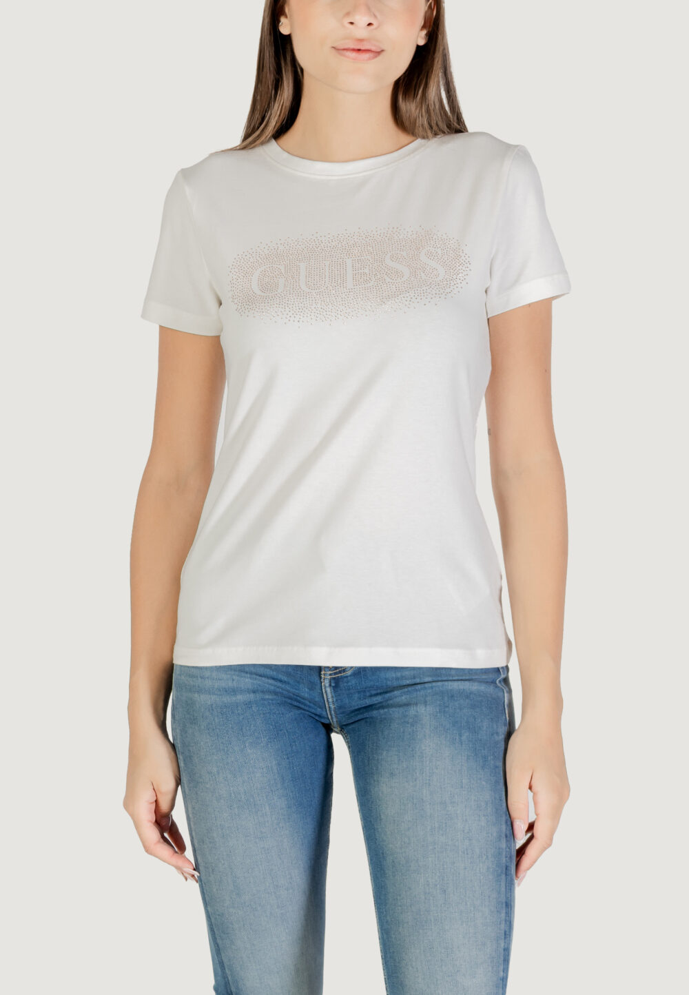 T-shirt Guess Active INGRID SS T-SHIRT Bianco - Foto 1