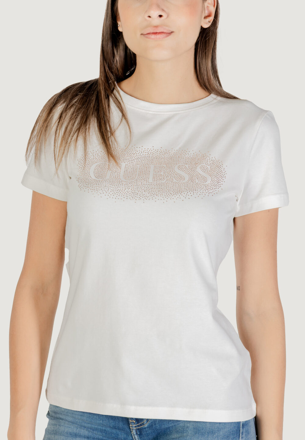T-shirt Guess Active INGRID SS T-SHIRT Bianco - Foto 2