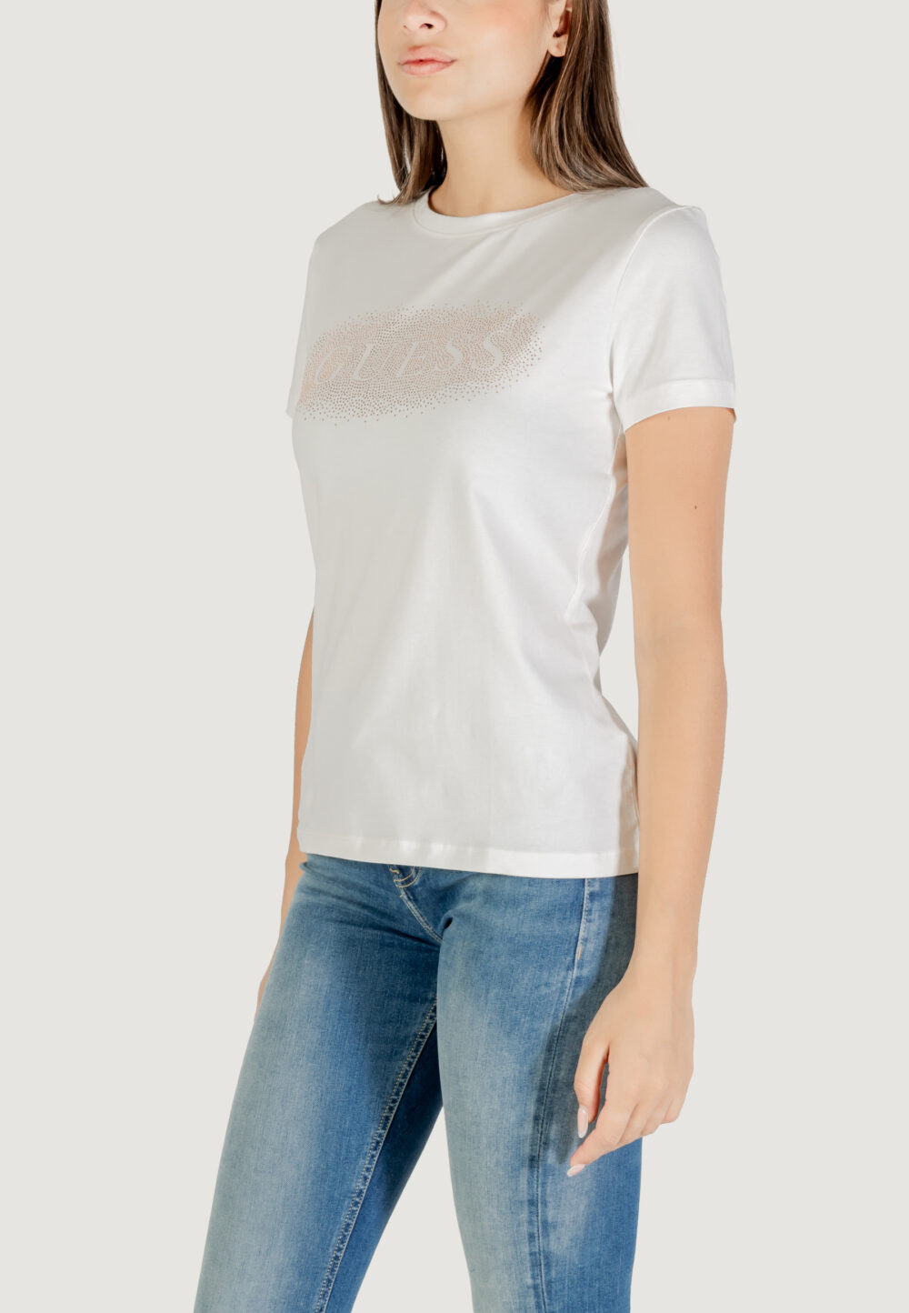 T-shirt Guess Active INGRID SS T-SHIRT Bianco - Foto 4