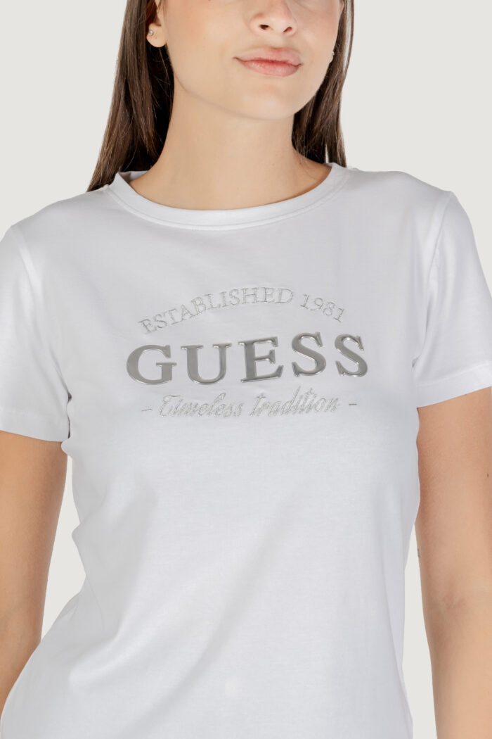 T-shirt Guess Active NINA SS CN T-SHIRT Bianco – V5YI12 J1314