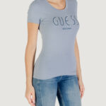 T-shirt Guess CN SS GUESS LOGO TEE Indigo - Foto 3