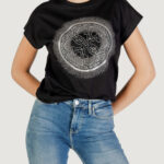 T-shirt Guess CN SS 4G SHADED HOTFIX Nero - Foto 1