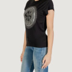 T-shirt Guess CN SS 4G SHADED HOTFIX Nero - Foto 4