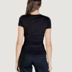 T-shirt Guess CN SS GUESS LOGO TEE Nero - Foto 5