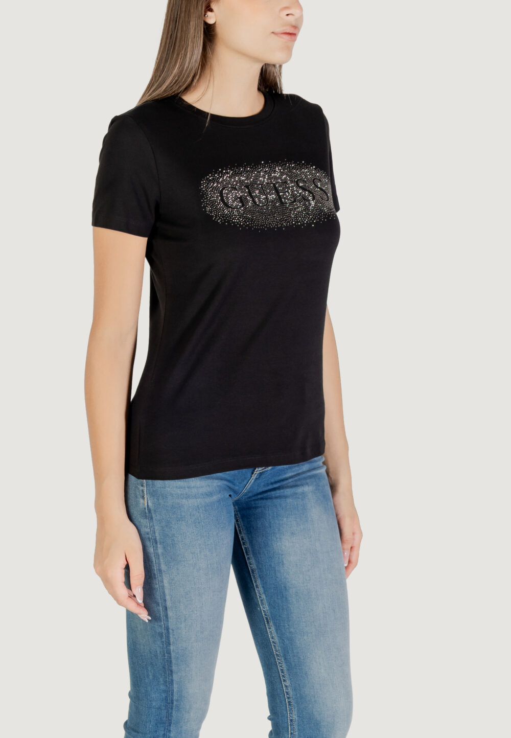 T-shirt Guess Active INGRID SS T-SHIRT Nero - Foto 3