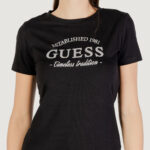 T-shirt Guess Active NINA SS CN T-SHIRT Nero - Foto 2