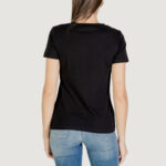 T-shirt Guess Active NINA SS CN T-SHIRT Nero - Foto 5