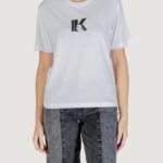 T-shirt Karl Lagerfeld Jeans KLJ REG K LOGO TEE Bianco - Foto 2