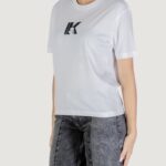T-shirt Karl Lagerfeld Jeans KLJ REG K LOGO TEE Bianco - Foto 3