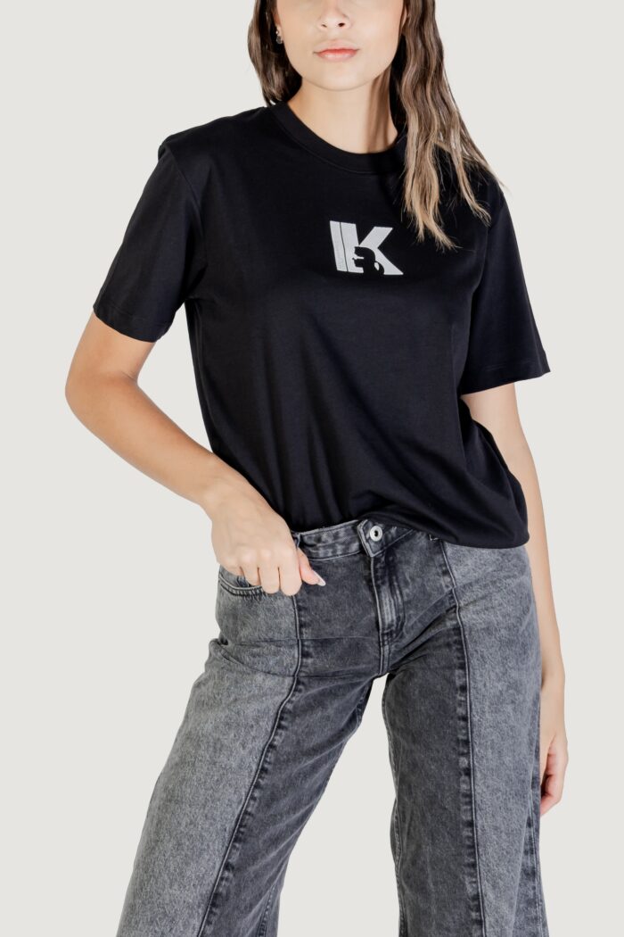 T-shirt Karl Lagerfeld Jeans KLJ REG K LOGO TEE Nero – A3W17094
