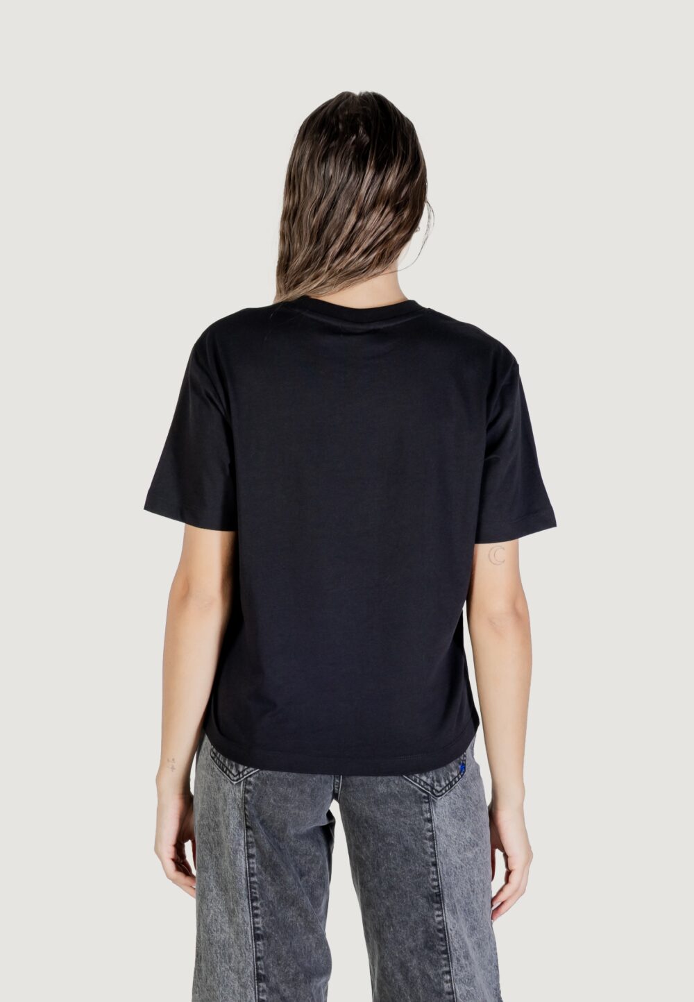 T-shirt Karl Lagerfeld Jeans KLJ REG K LOGO TEE Nero - Foto 4