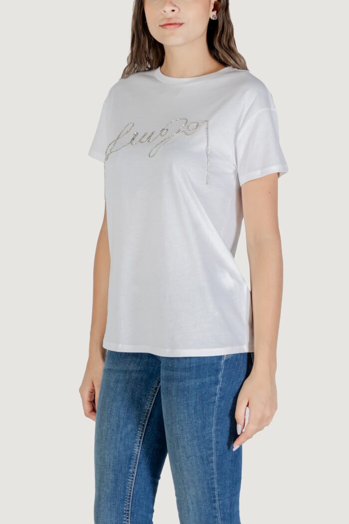 T-shirt Liu-jo ECS T-SHIRT MODA M/C Bianco – UF5261 JS923