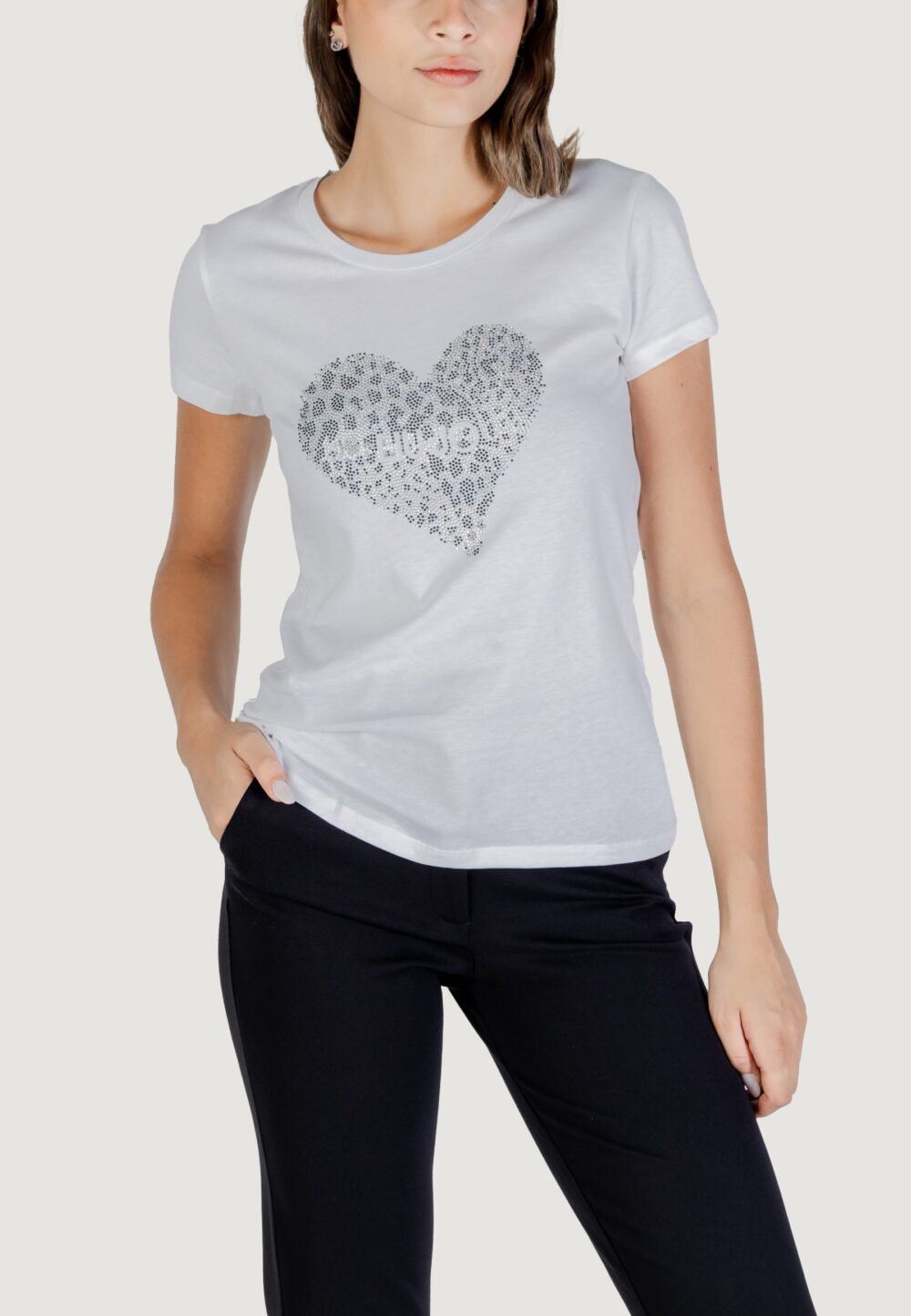 T-shirt Liu-Jo ECS T-SHIRT MODA M/C Bianco - Foto 1