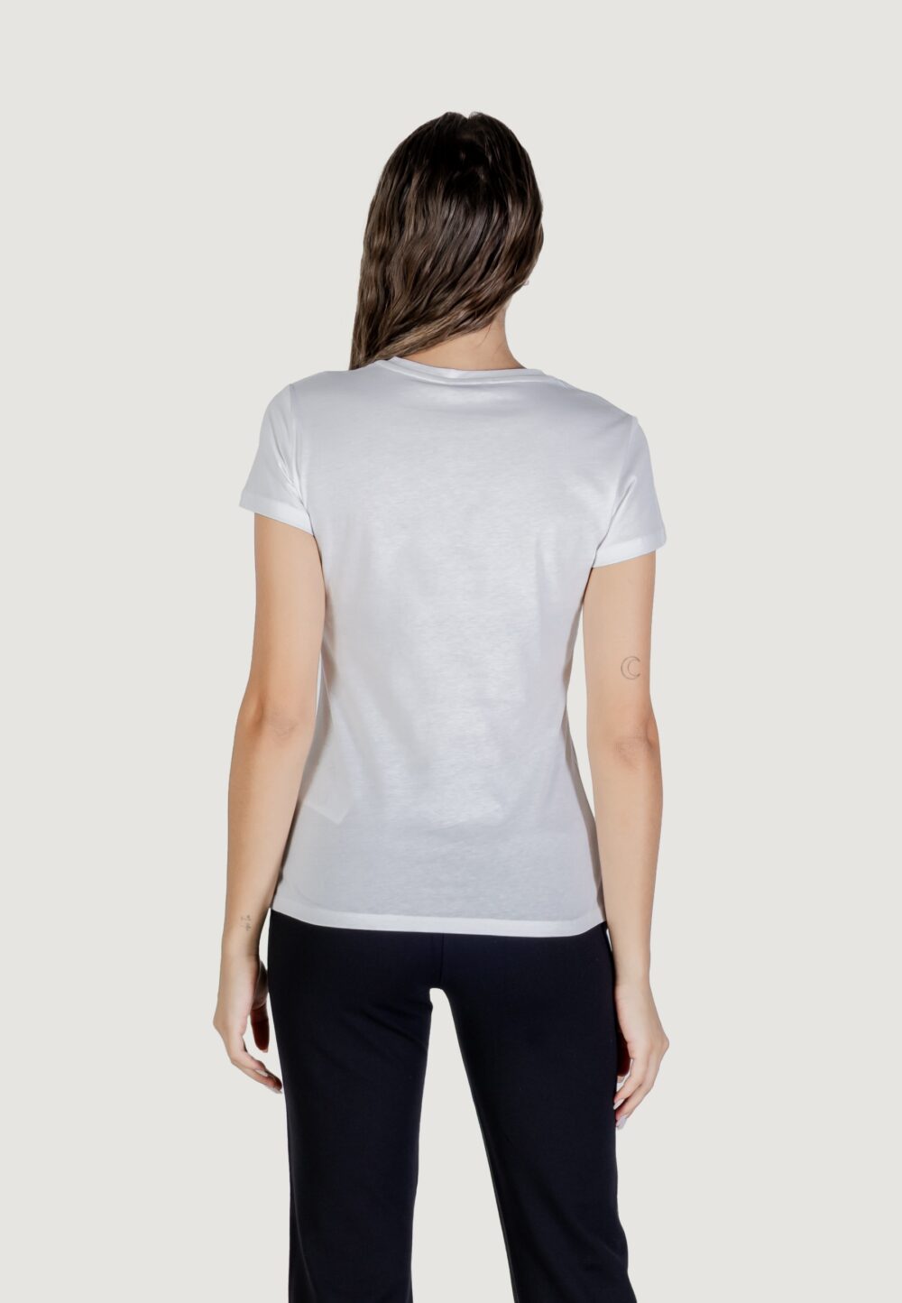 T-shirt Liu-Jo ECS T-SHIRT MODA M/C Bianco - Foto 5
